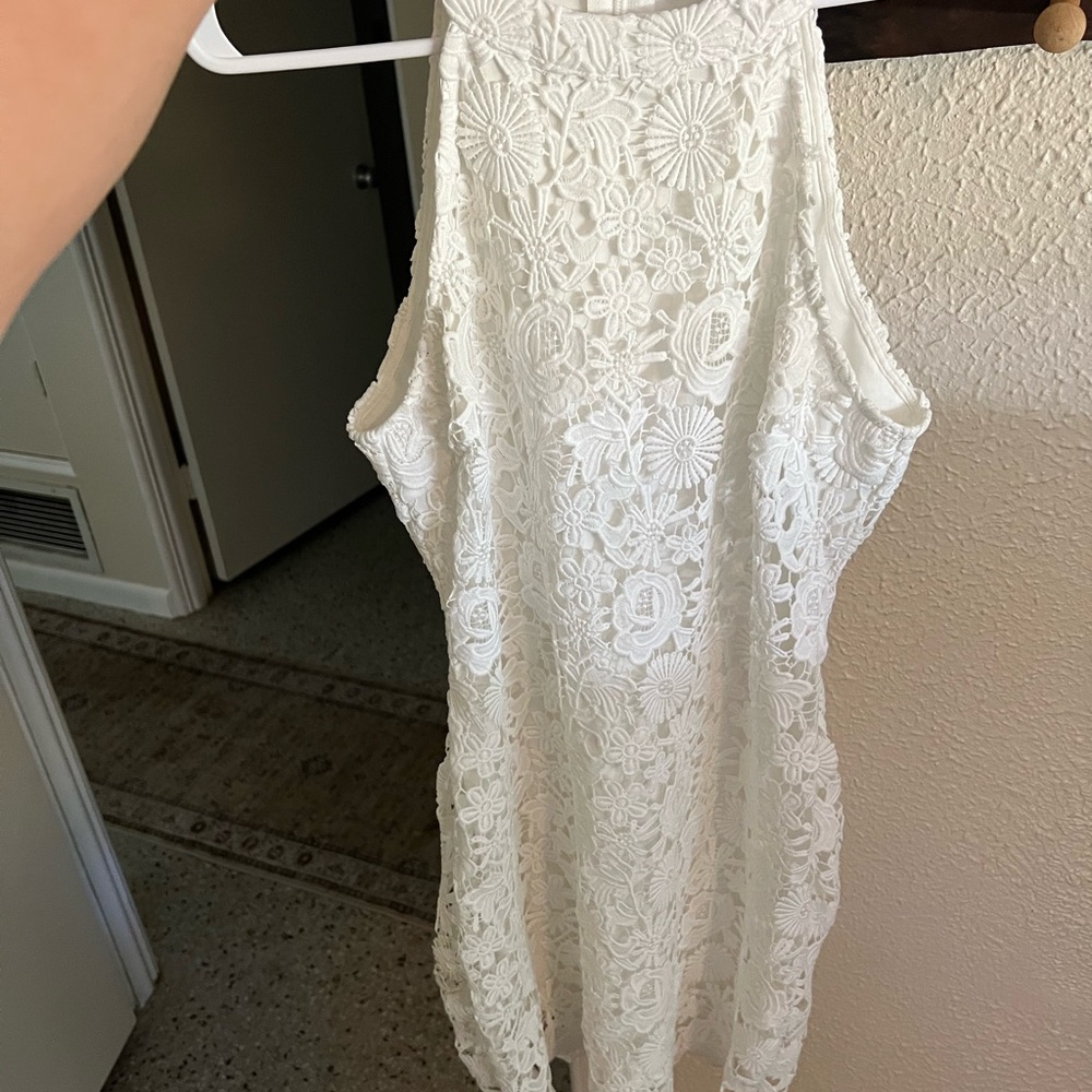 Lulus White Lace Dress